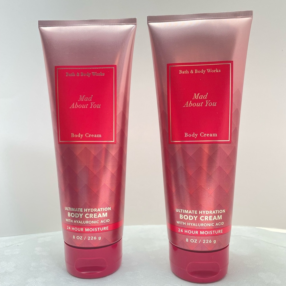 2-BATH & BODY WORKS ~MAD ABOUT YOU ~BODY CREAM  8 OZ